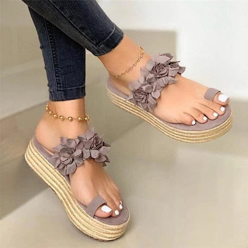 Sandalias con plataforma - Roses