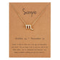 Collar "Signo del Zodiaco"