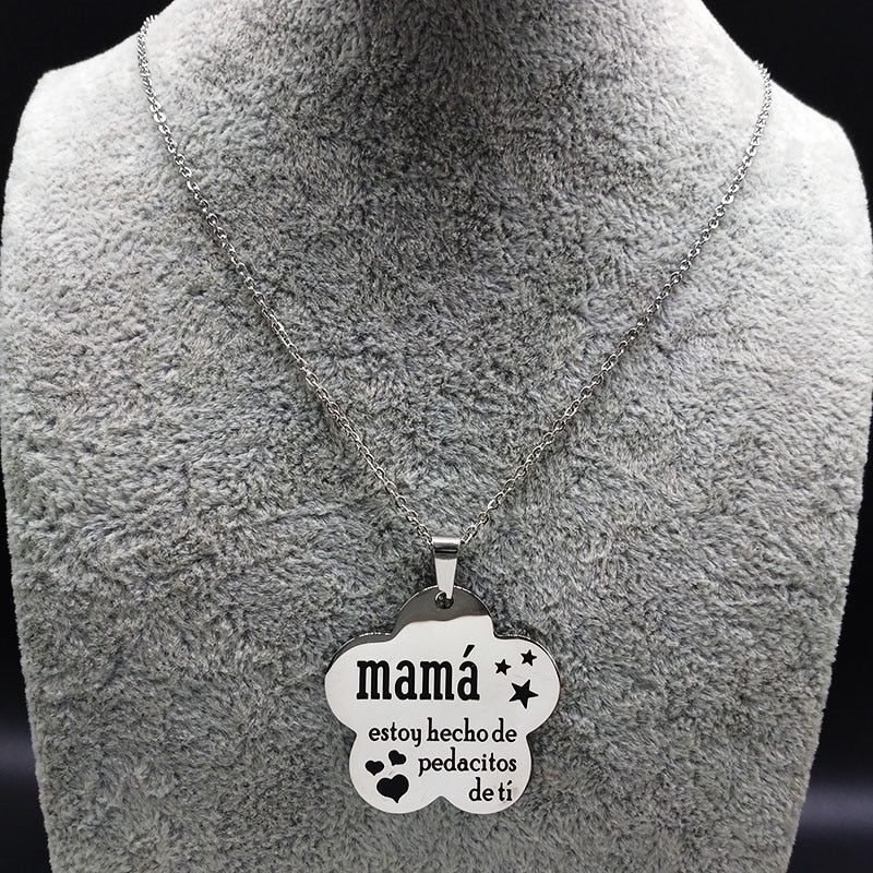 Collar - Mamá "Estoy hecho de pedacitos de ti"