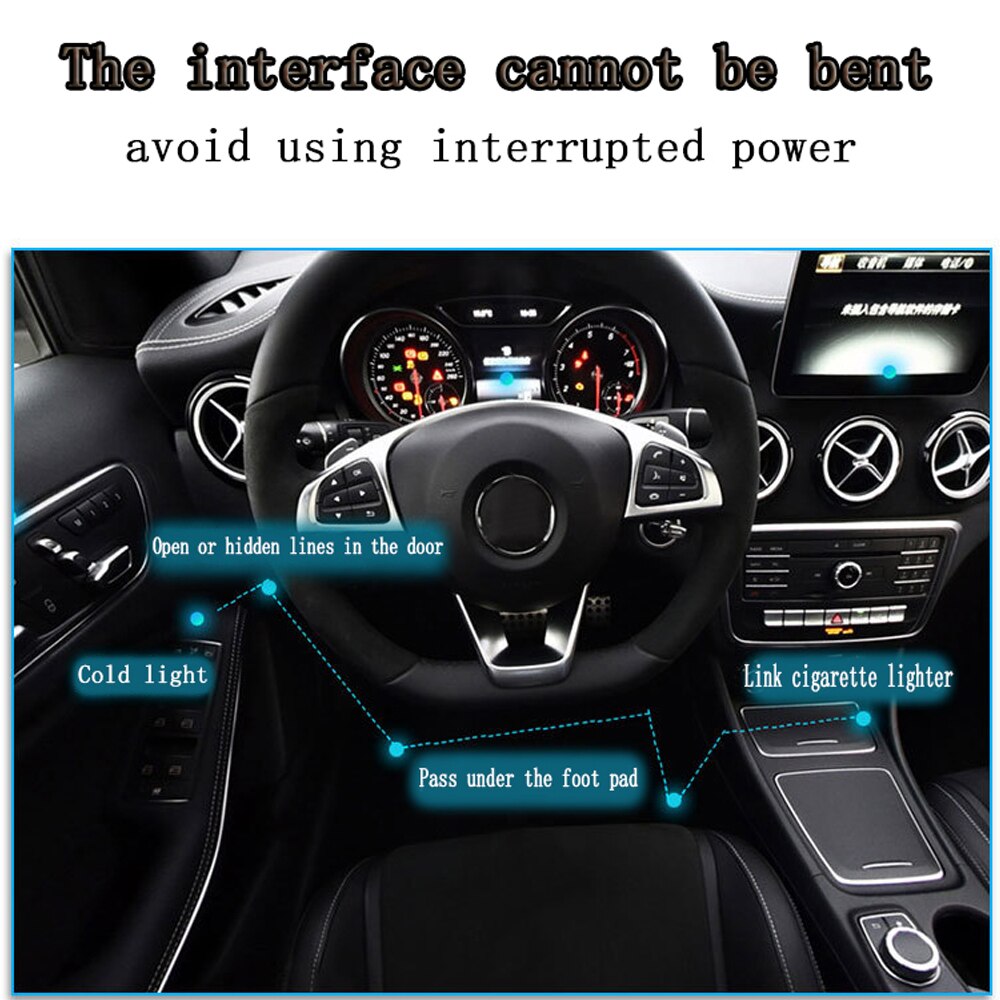 Luces ambientales interiores NeonCar ™ - yudachile