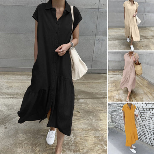 Vestido Maxi - Camisero