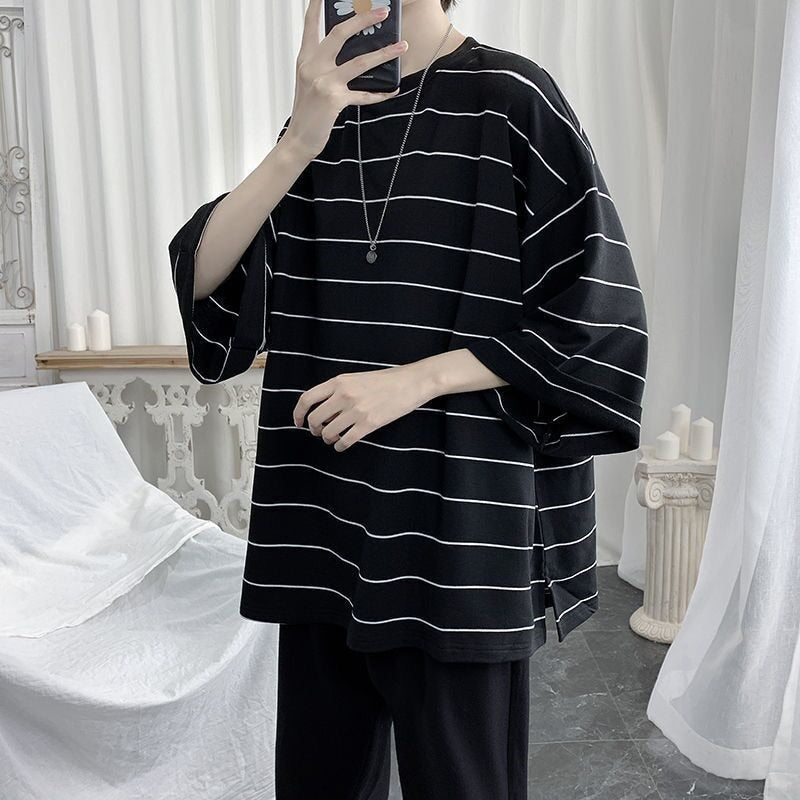 Camiseta- Oversize Stripes