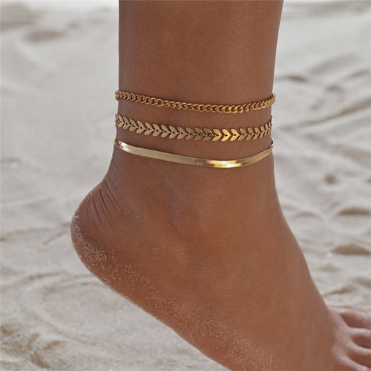 Pulseras Tobilleras "Gold" - SIRENA