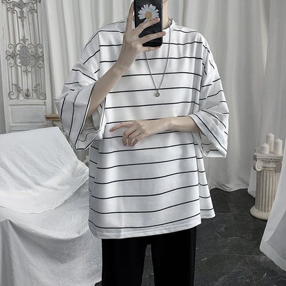 Camiseta- Oversize Stripes