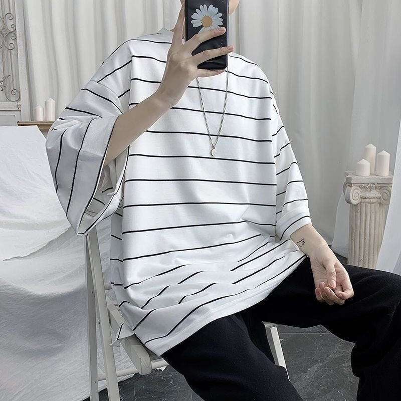 Camiseta- Oversize Stripes