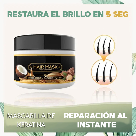 MASCARILLA DE QUERATINA PARA CABELLO - HAIR MASK™