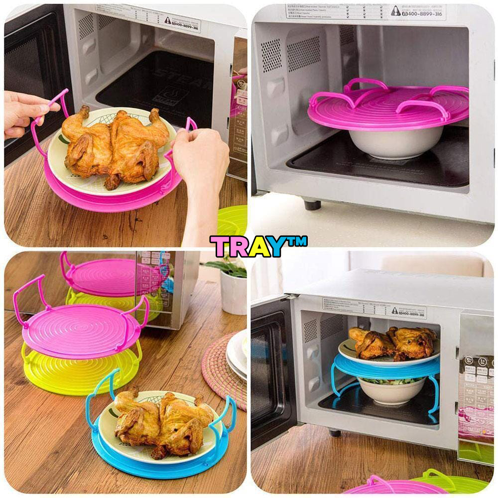 Bandeja plegable para microondas de 2 piezas - Tray™