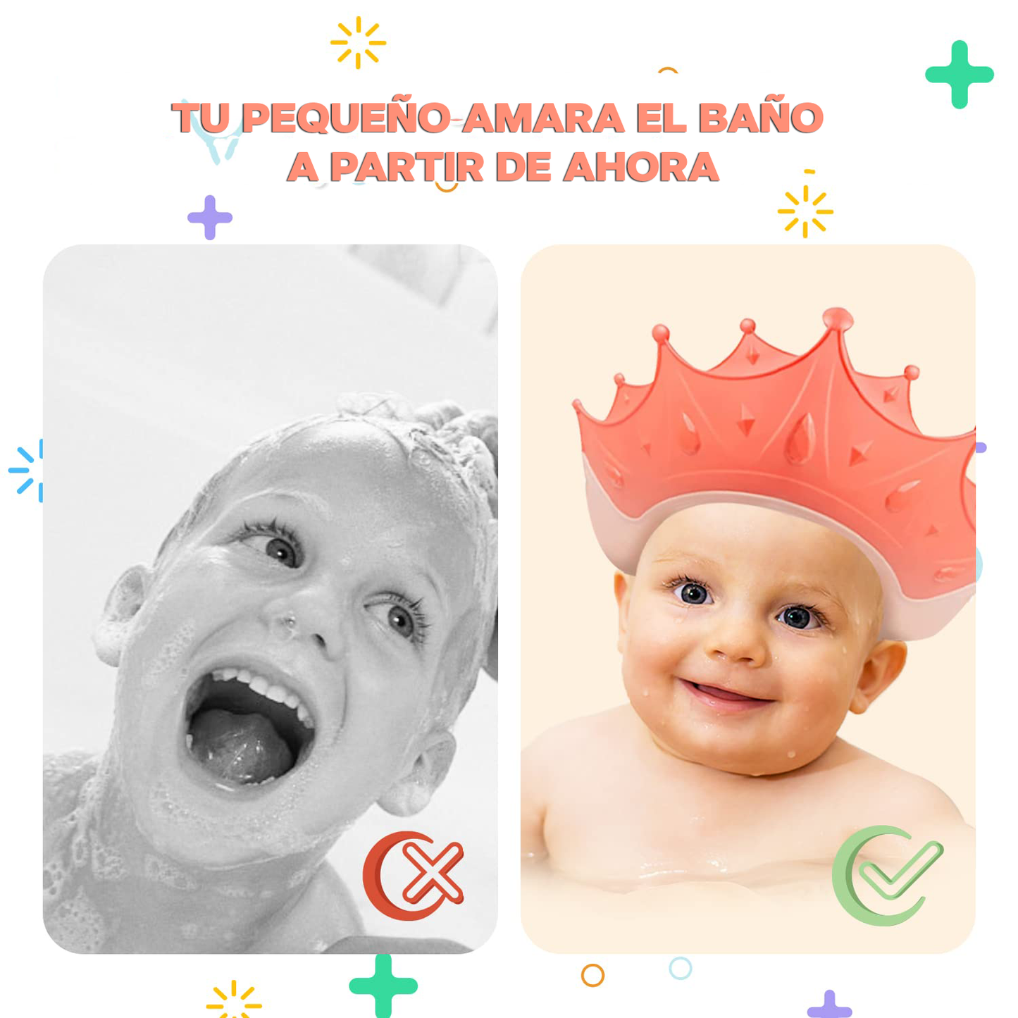 Gorro para baño de Bebé - Baby Cup™