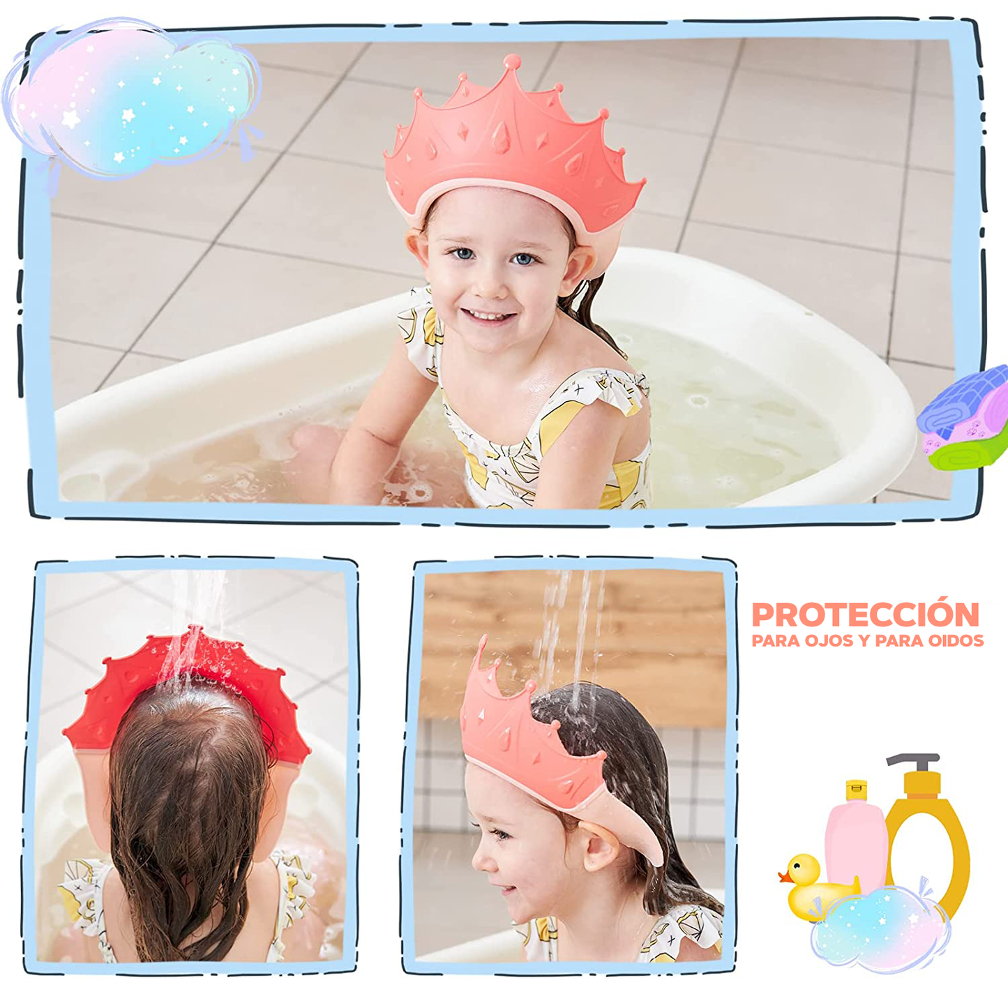 Gorro para baño de Bebé - Baby Cup™