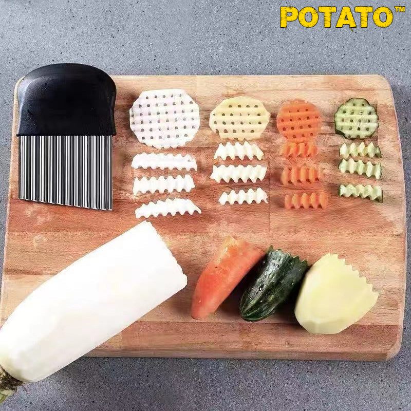 Cuchillo de cocina con punta ondulada - Potato™