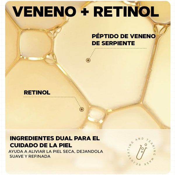 Mascara rejuvenecedora con Retinol + Veneno de Serpiente - MaskSerp™