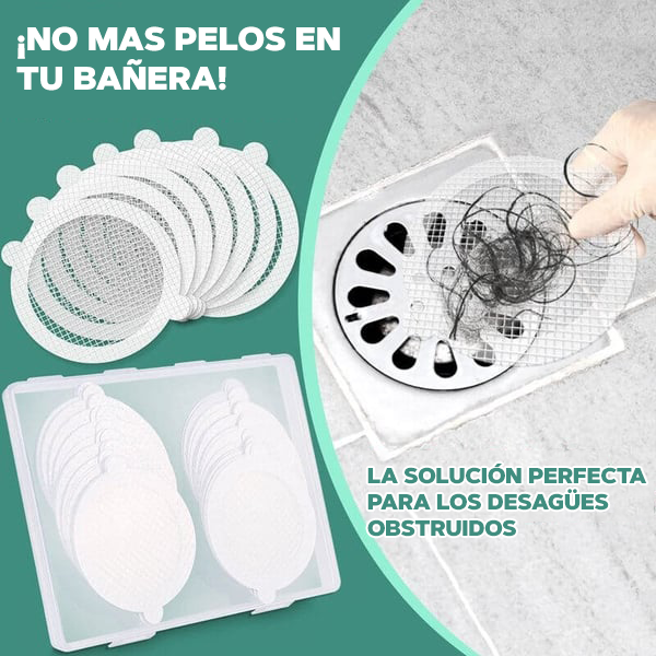 Pack de 30 Protectores de Drenaje anti Pelo - HAIR CATCHER™