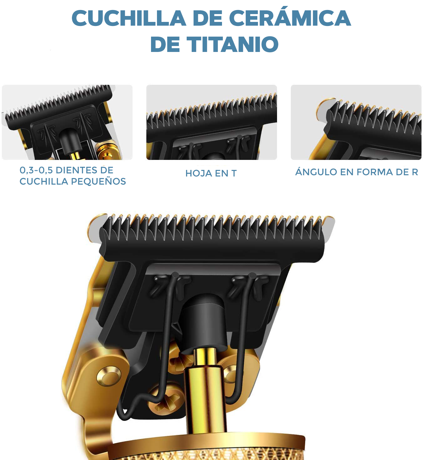 MAQUINA CORTADORA DE PELO INALAMBRICA - BIGTRIMMER™