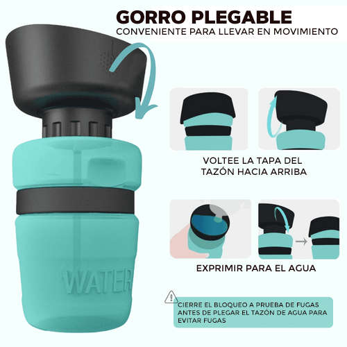 BEBEDOR DE AGUA PARA MASCOTA PORTÁTIL - PupVio™