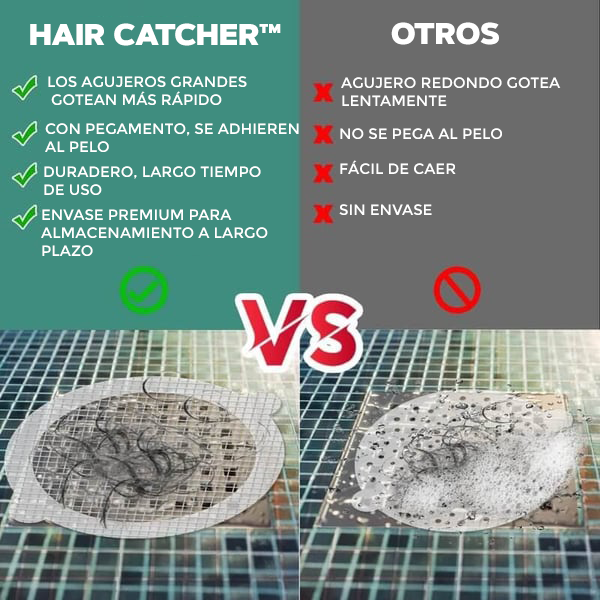 Pack de 30 Protectores de Drenaje anti Pelo - HAIR CATCHER™