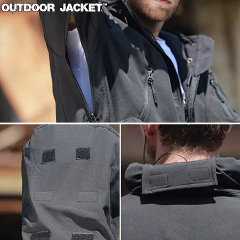 Chaqueta impermeable para hombres - Outdoor Jacket™