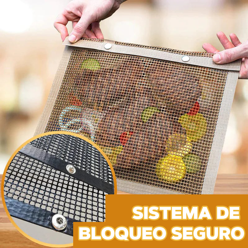 Bolsas reutilizables antiadherentes de malla - BAGECO™