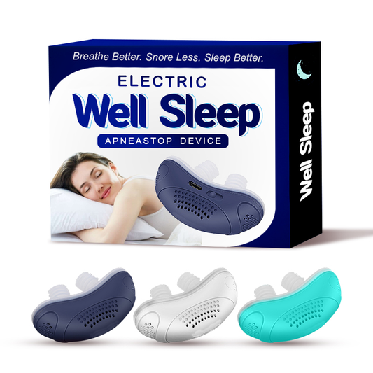 Dispositivo electrónico para apnea y ronquidos - Well Sleep™