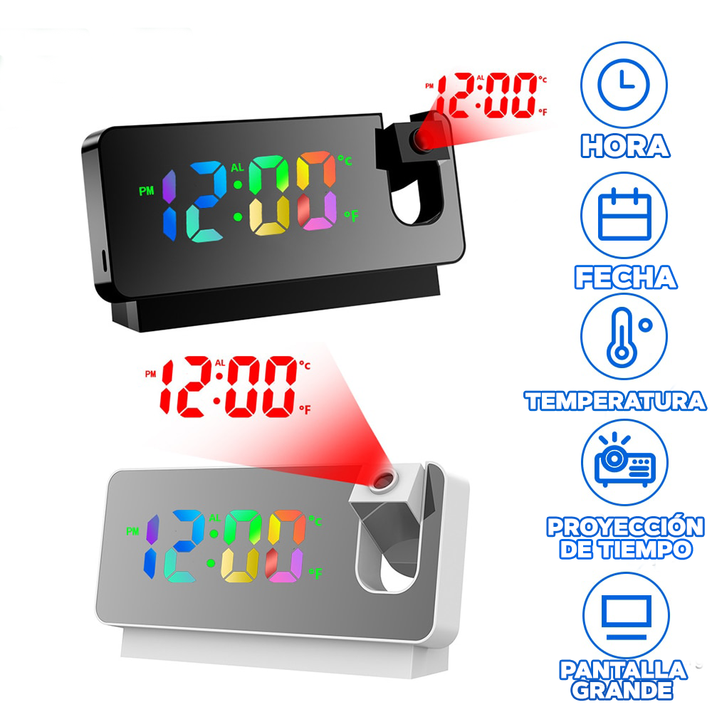 RELOJ CON PROYECTOR - HAPPYCLOCK™