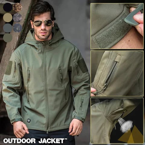 Chaqueta impermeable para hombres - Outdoor Jacket™