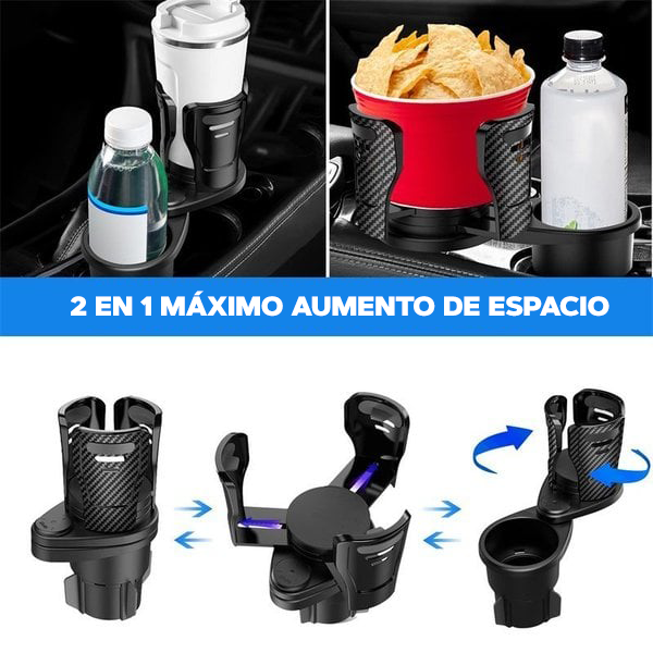 Organizador de vasos para auto - 360Car™