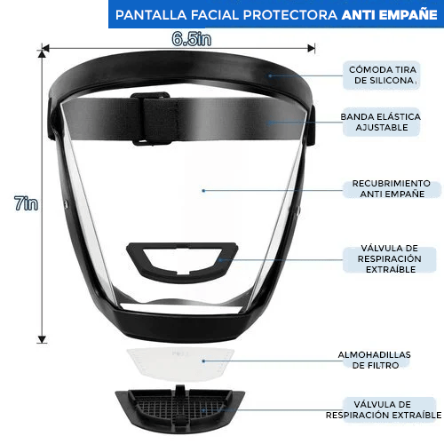 Máscara total face de protección - FaceProtector™