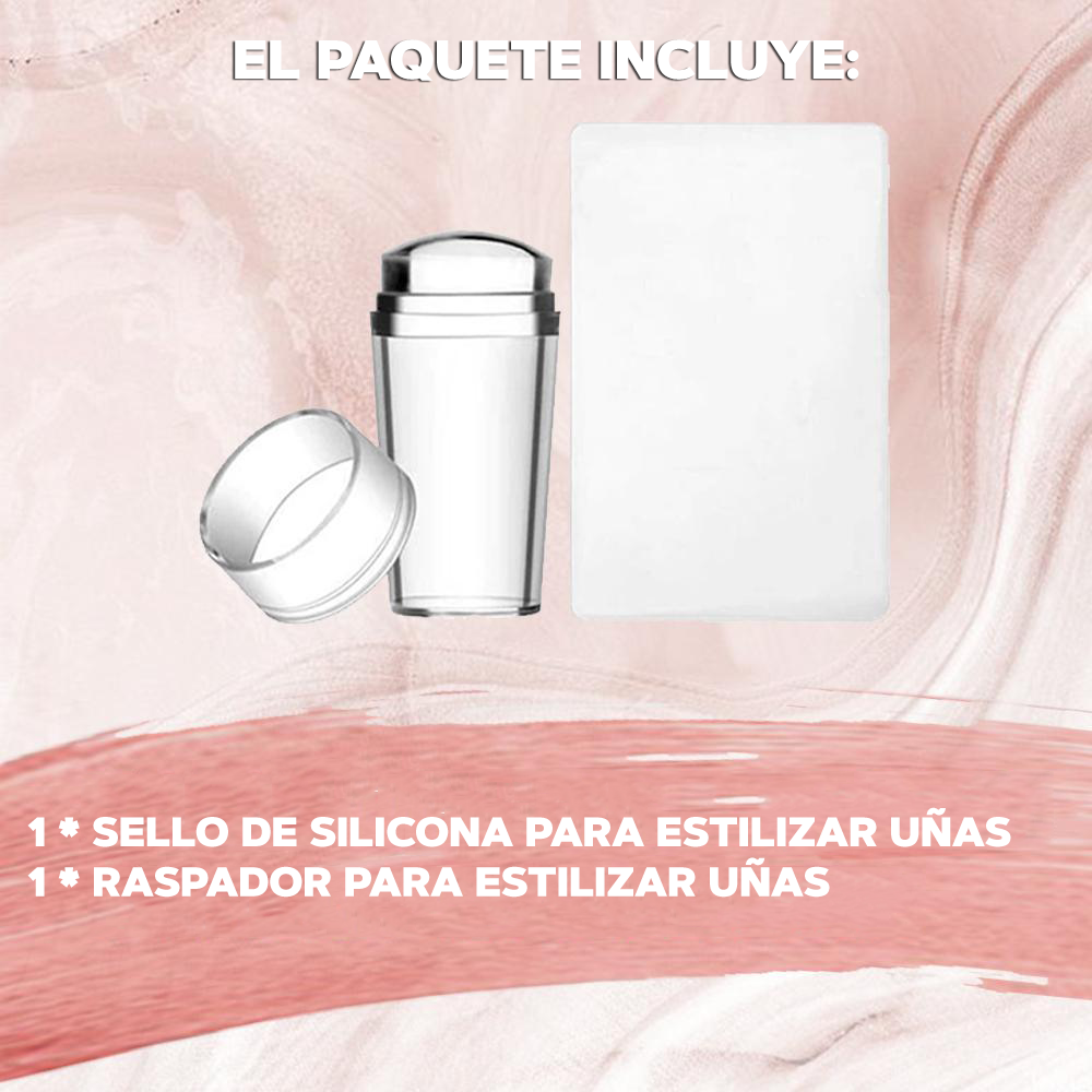 Sello para diseño de uñas premium - Nailtip™