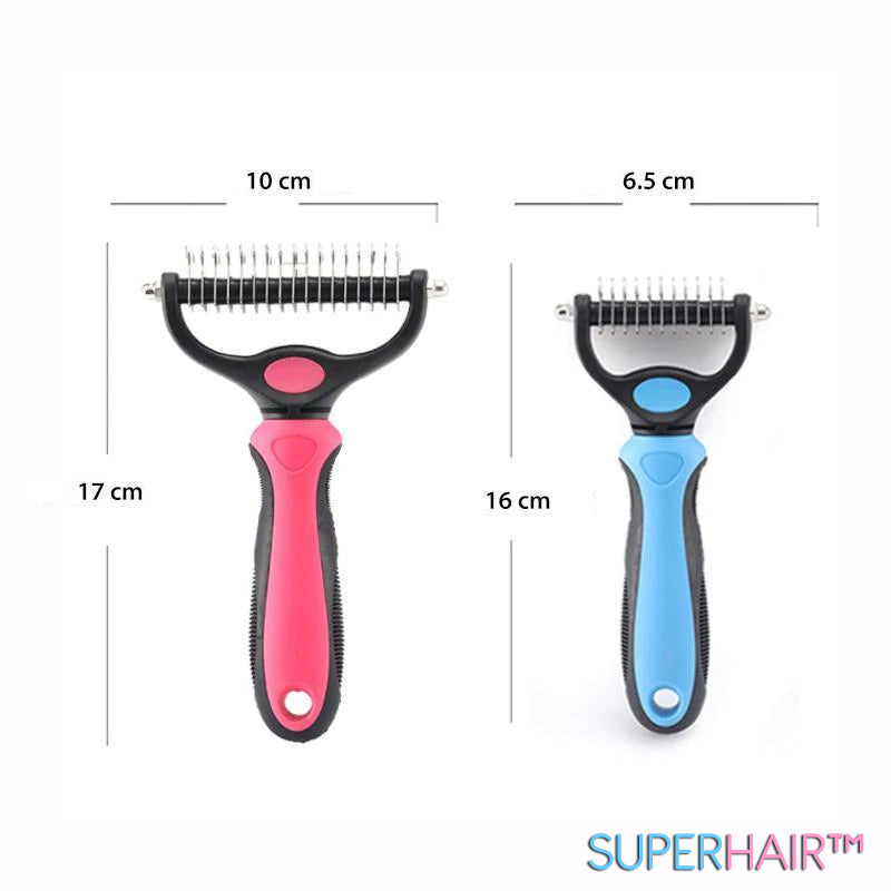 CEPILLO DE PELO PARA MASCOTAS - SUPERHAIR™