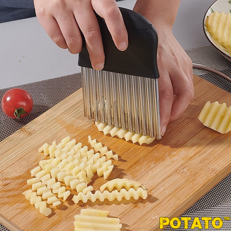 Cuchillo de cocina con punta ondulada - Potato™