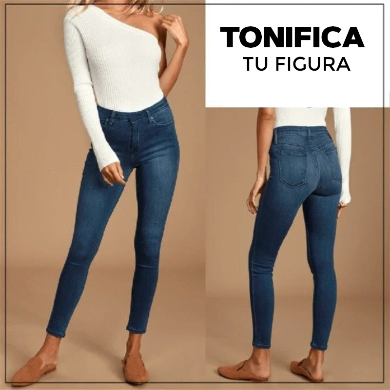 Leggins de mezclilla elásticos moldeadores – BEAUTY JENS™