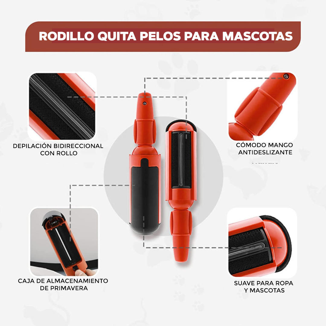 Rodillo quita pelos de mascotas - REMOVES HAIRS™