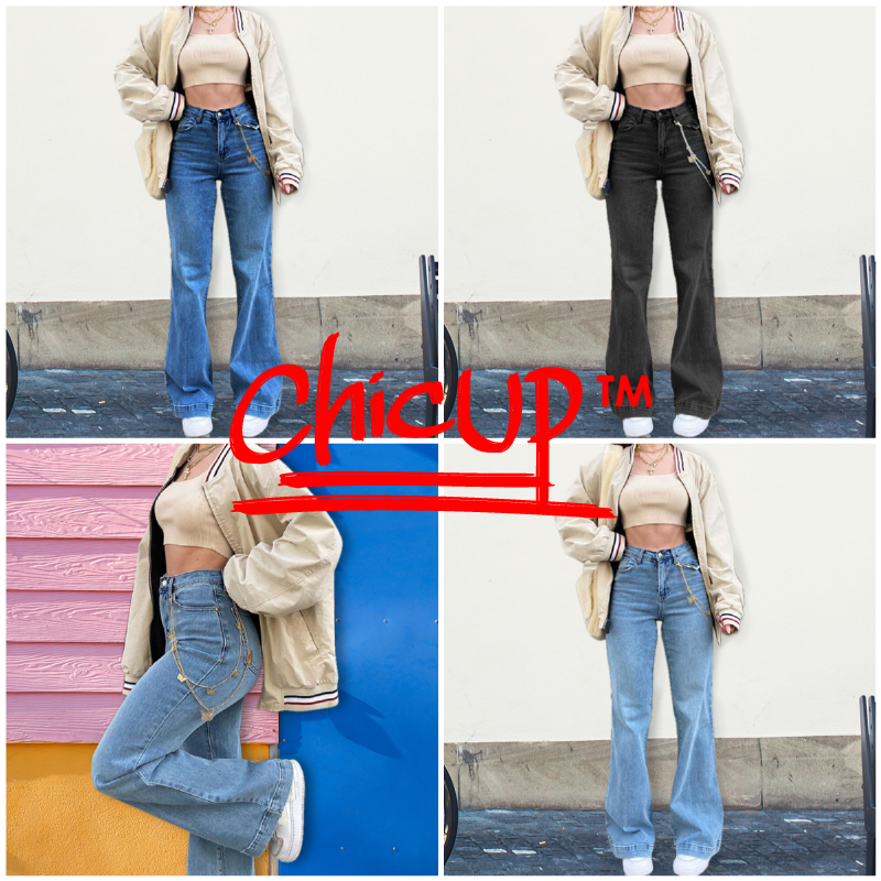 Jeans europeo retro cintura alta - ChicUp™