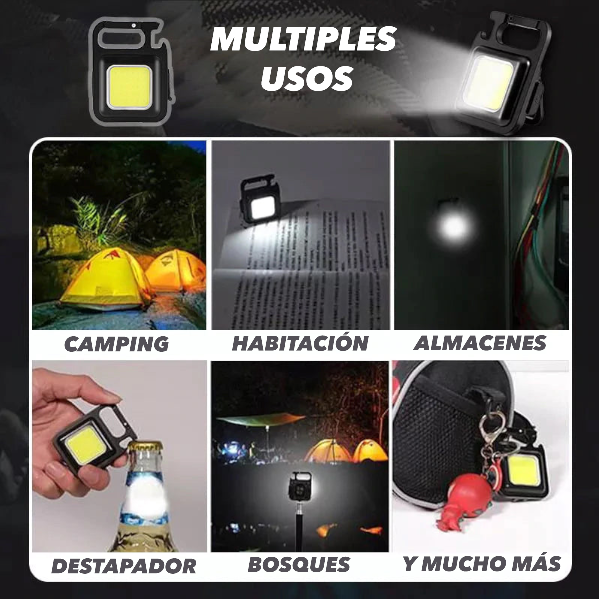 LINTERNA MULTIUSO - LAMPY™