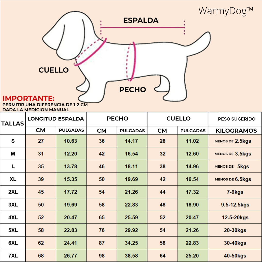 Chaqueta Impermeable Para Mascotas - WarmyDog®