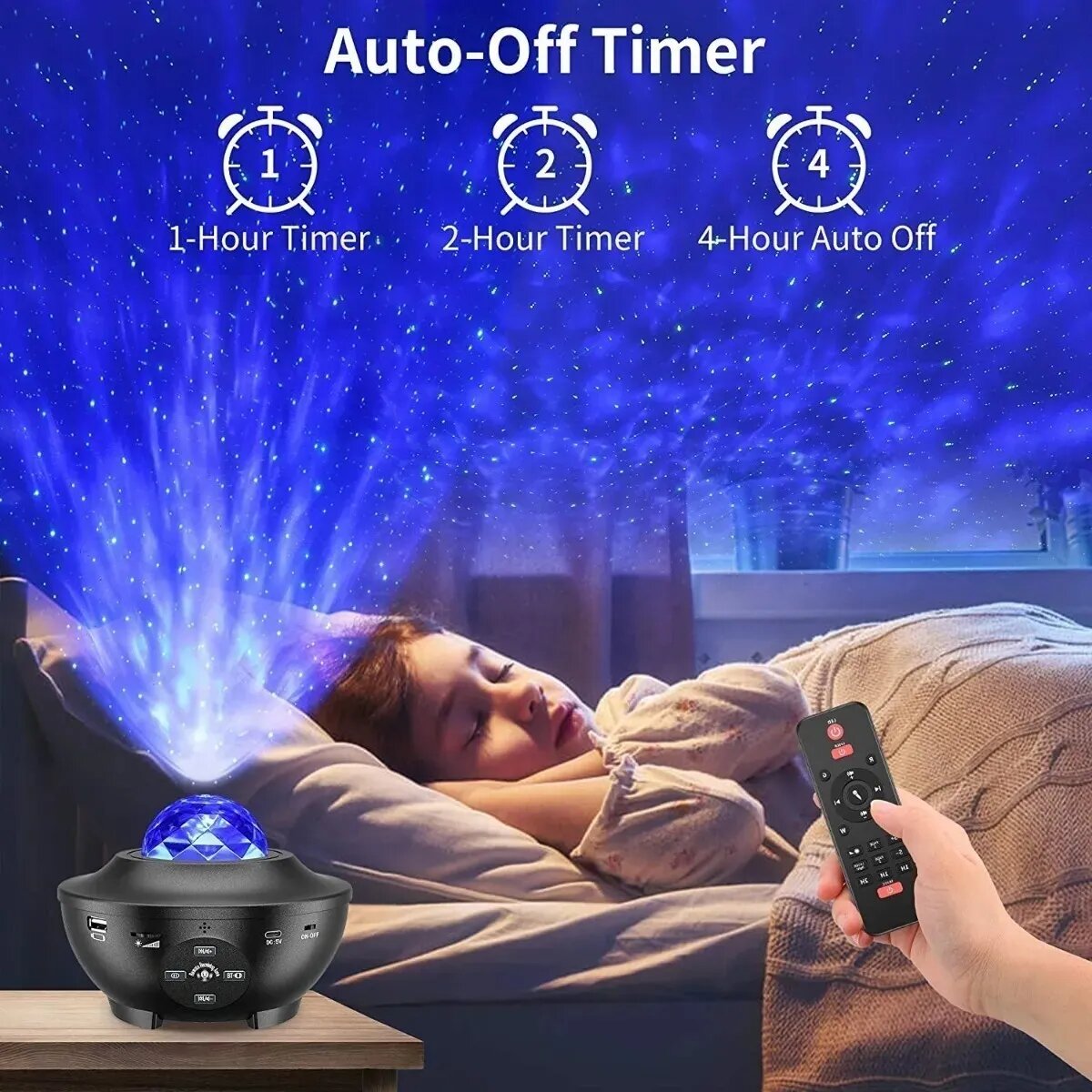 Proyector de Galaxia con Altavoz + Control Remoto