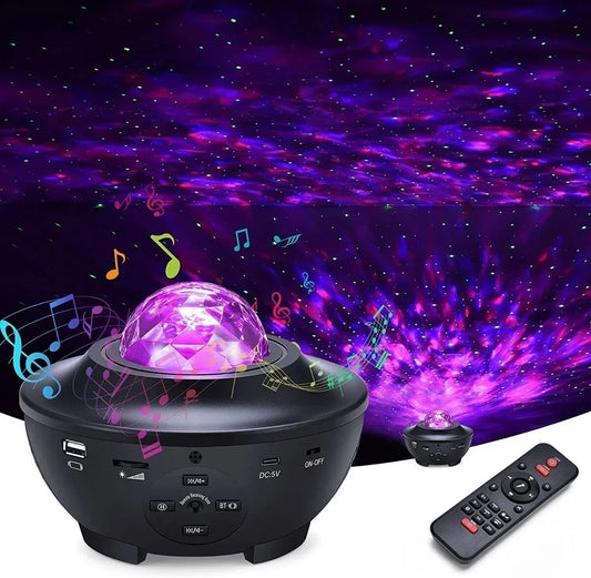 Proyector de Galaxia con Altavoz + Control Remoto