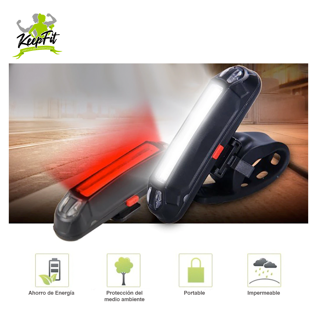 Luz LED Ciclismo USB