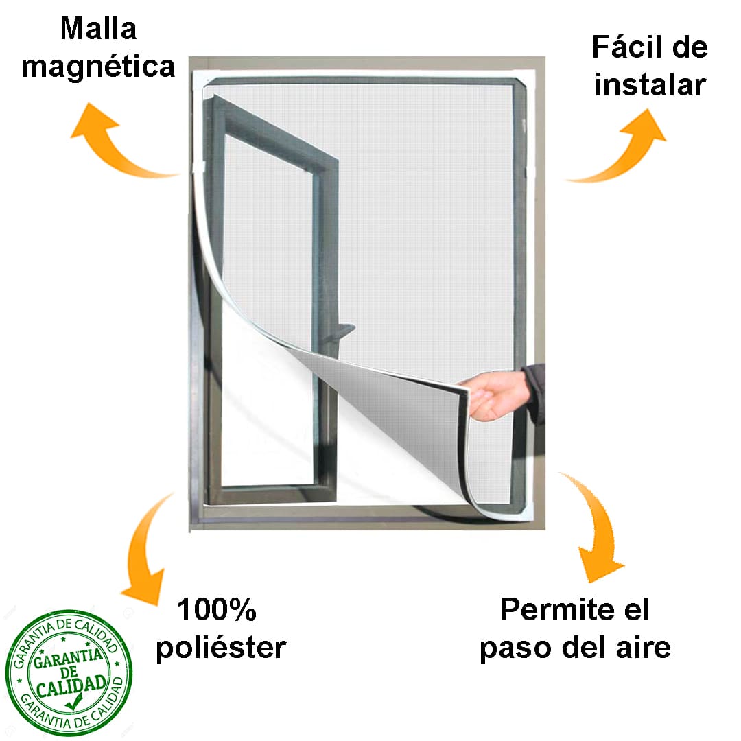 Malla magnética anti mosquitos - MOSKITERA™