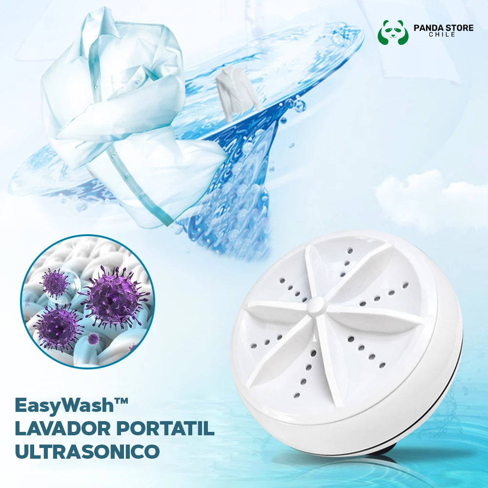 Lavadora Portátil y Lavavajilla Ultrasónica - EasyWash™