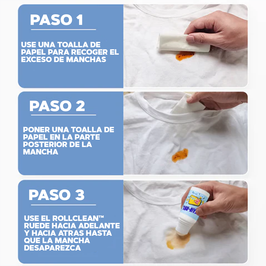 Super Quitamanchas de ropa - RollClean™