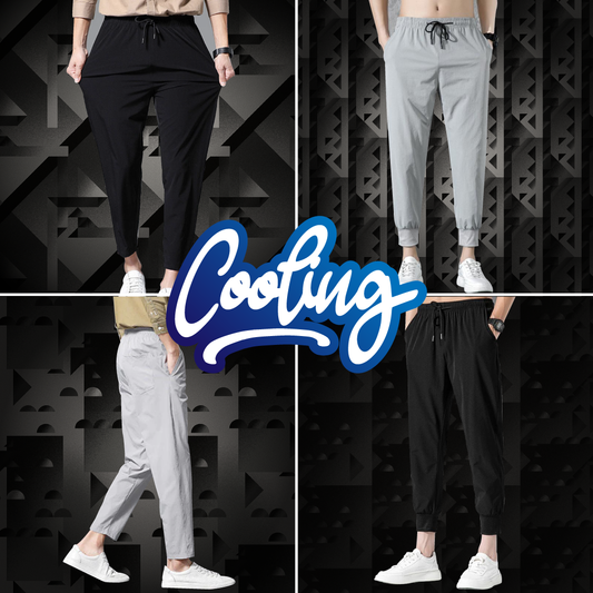 Pantalones Casuales Transpirables De Seda Helada - Cooling™