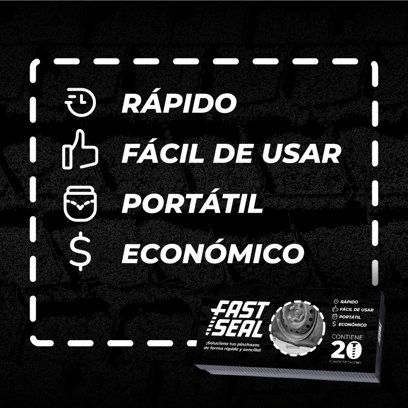 Pack de 20 Reparadores de neumáticos - FastSeal™