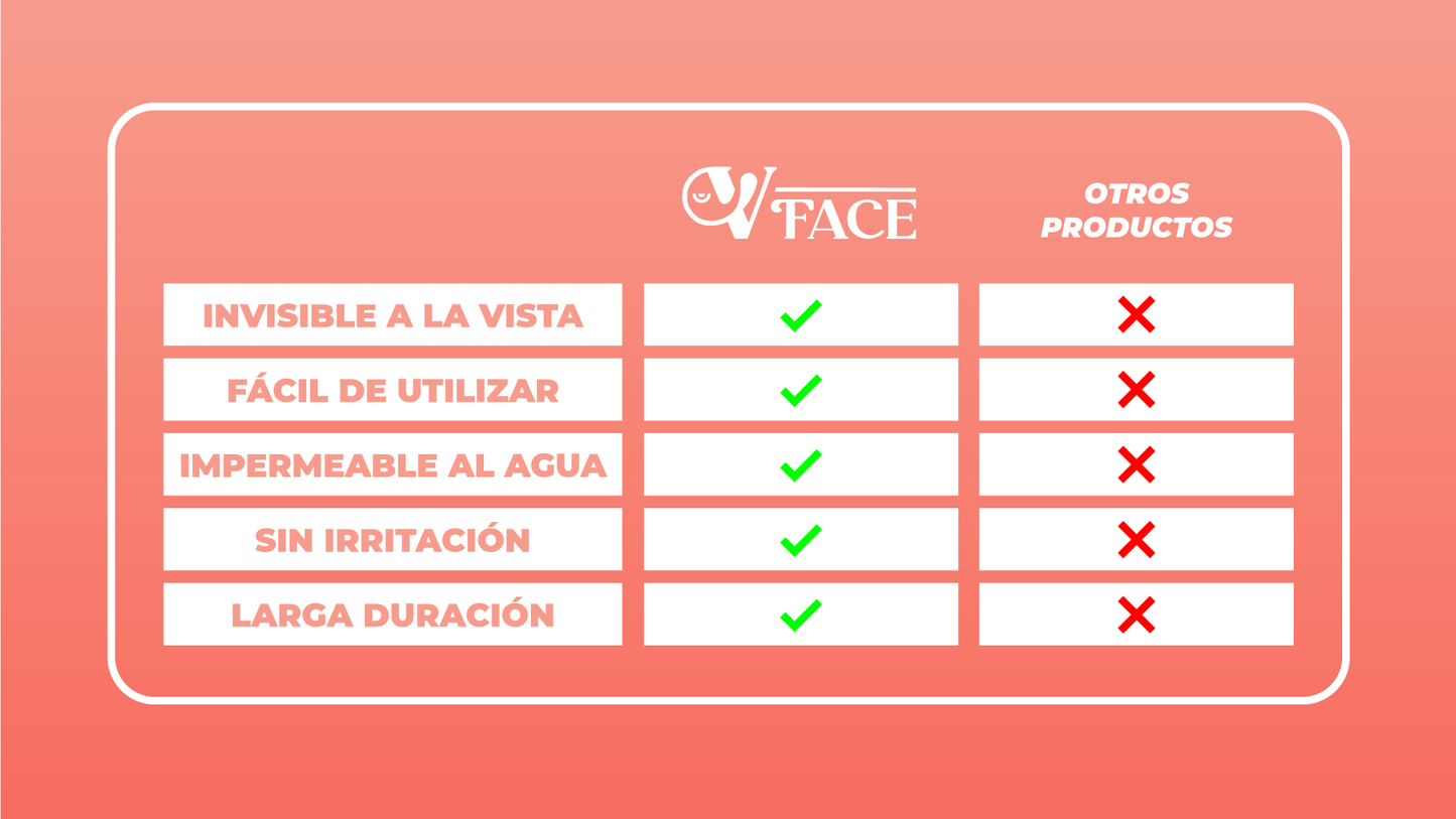 Cinta levantadora de rostro - VFace™