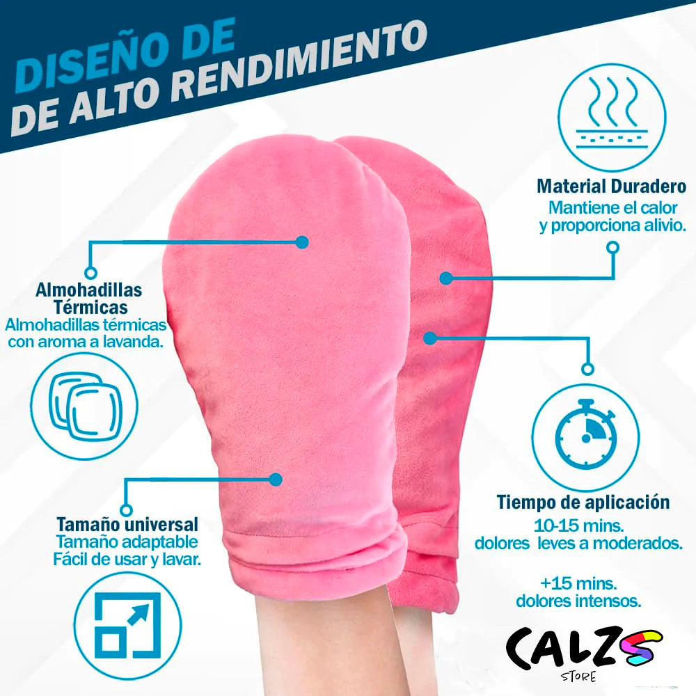 Manopla De Terapia De Calor Con Calefacción. Alivio Al Dolor