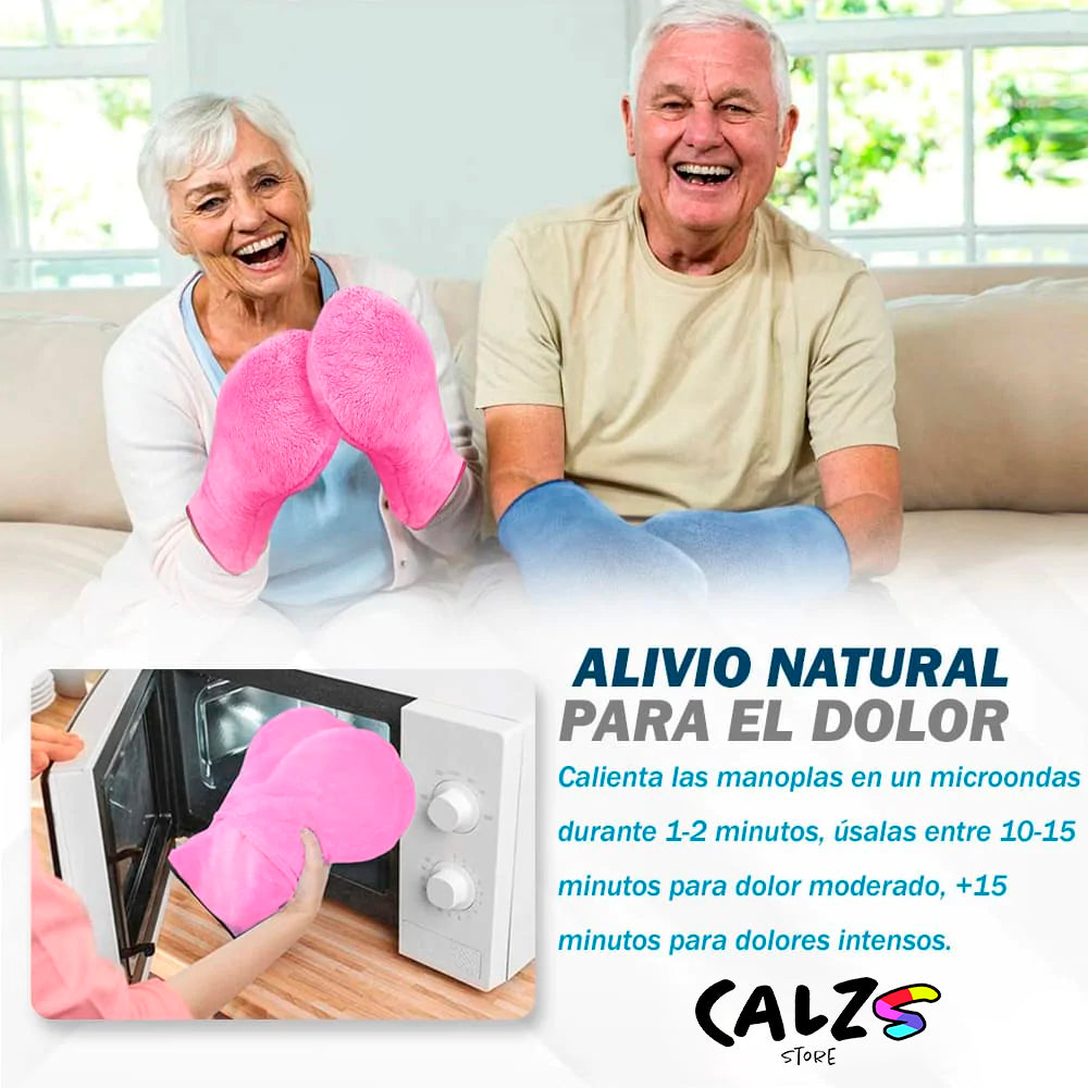 Manopla De Terapia De Calor Con Calefacción. Alivio Al Dolor