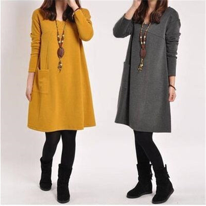 Vestido otoño Casual- Chic