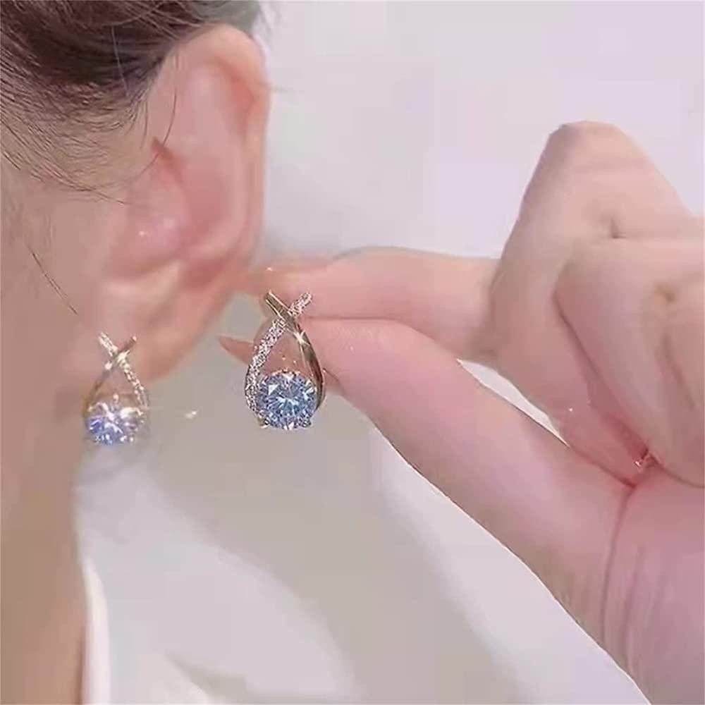 Pendientes con cristal brillante