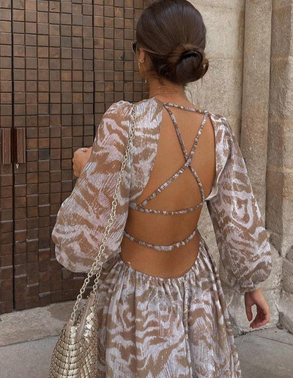 Vestido Elegant Print