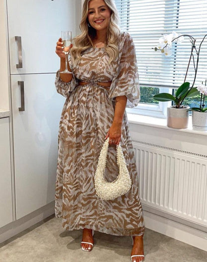 Vestido Elegant Print