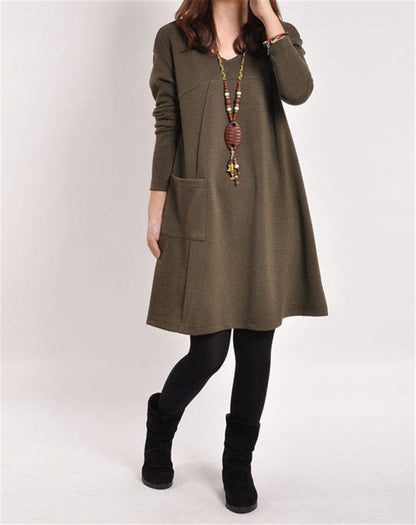 Vestido otoño Casual- Chic